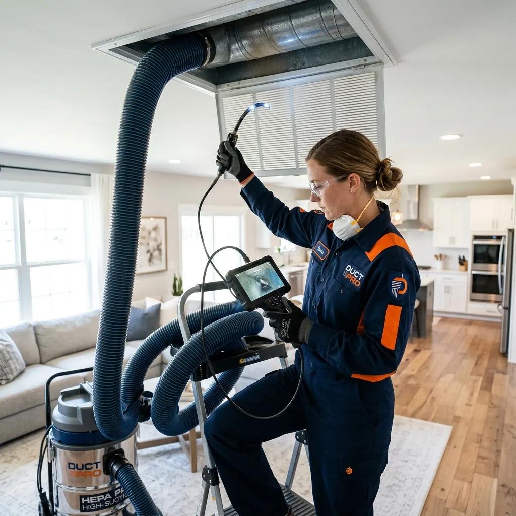 Nettoyage de conduits de ventilation et de sécheuse à Montréal